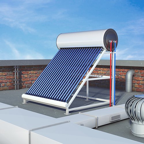 Solar Water Heater Setup