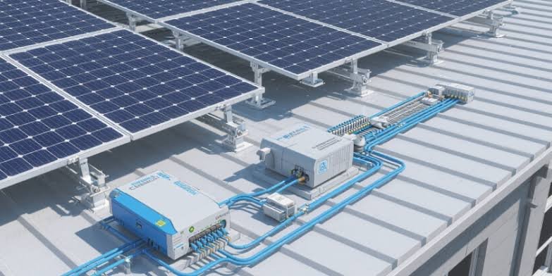 Rooftop with Inverter Setup